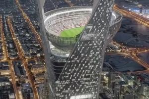 骗了5000万人邮报：沙特摩天大楼球场是AI生成，视频成本3元