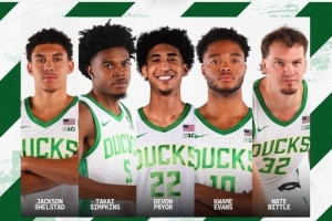 今天替补了！俄勒冈大学VS莱斯大学：林葳不在首发名单