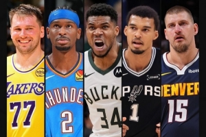 世界队潜在首发五人组：东契奇/亚历山大/字母哥/文班亚马/约基奇